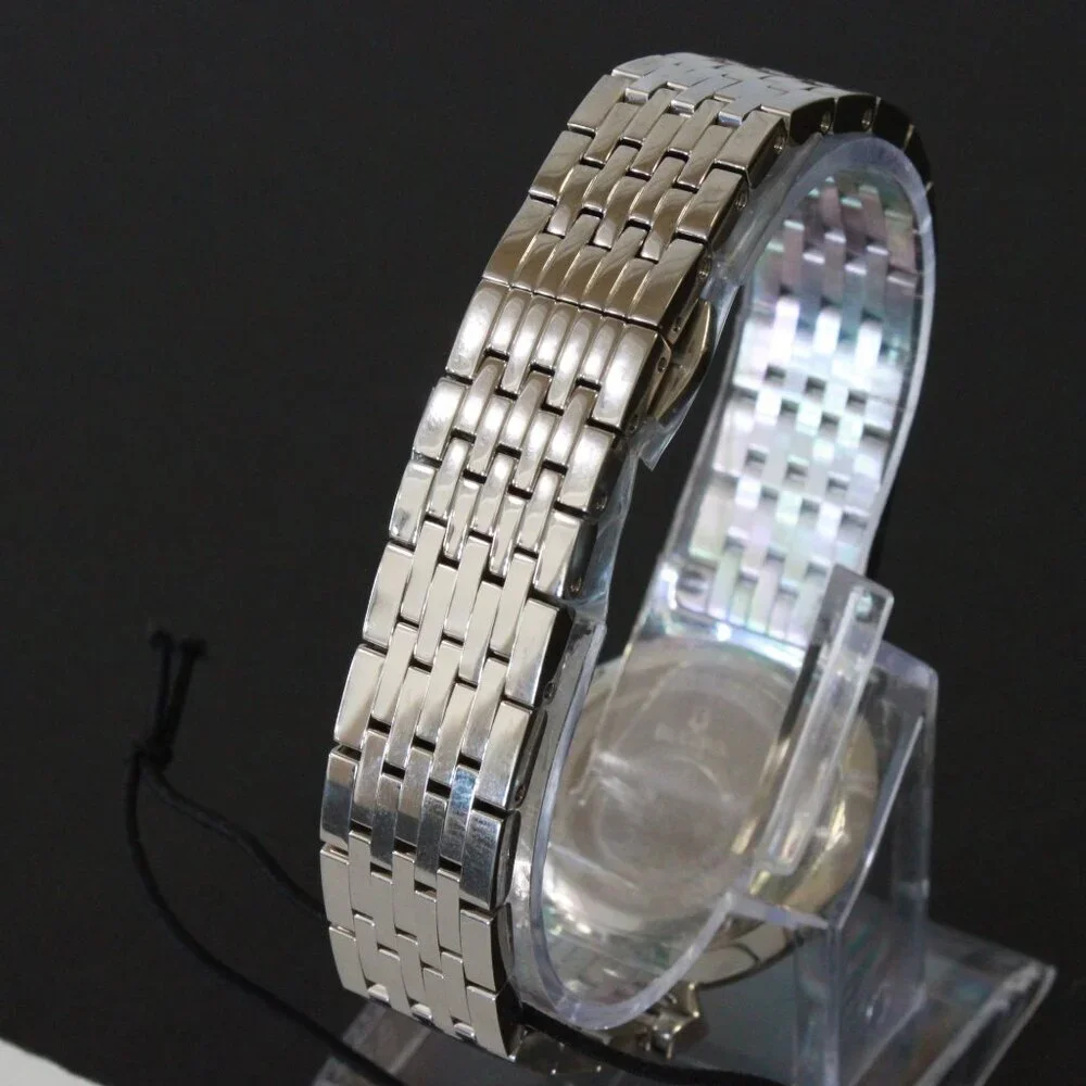 Bulova Ladies Regatta Quartz Watch MOP Dial 11 Diamond Indicese Classic 2 Hander